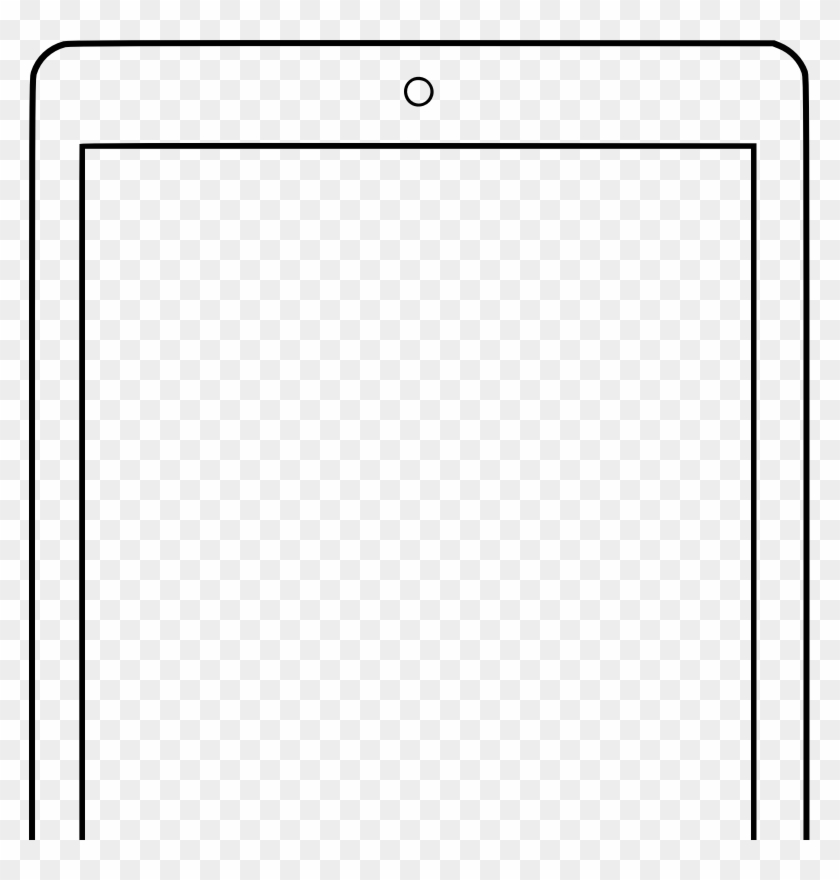 Outline Clipart Ipad Smartphone Tippspiel - Ipad Outline #1440881
