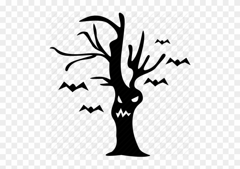 Horror Tree Vector Png Clipart Clip Art - Horror Tree Vector Png #1440891