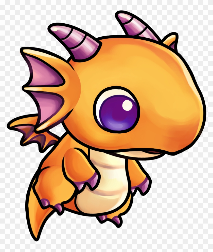 A Fire Dragon Plushie Named Fyrie From Our Free Ipad - Cartoon #1440902