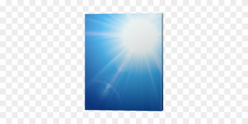 Clip Art Blue Sky With Sun - Lens Flare #1440945