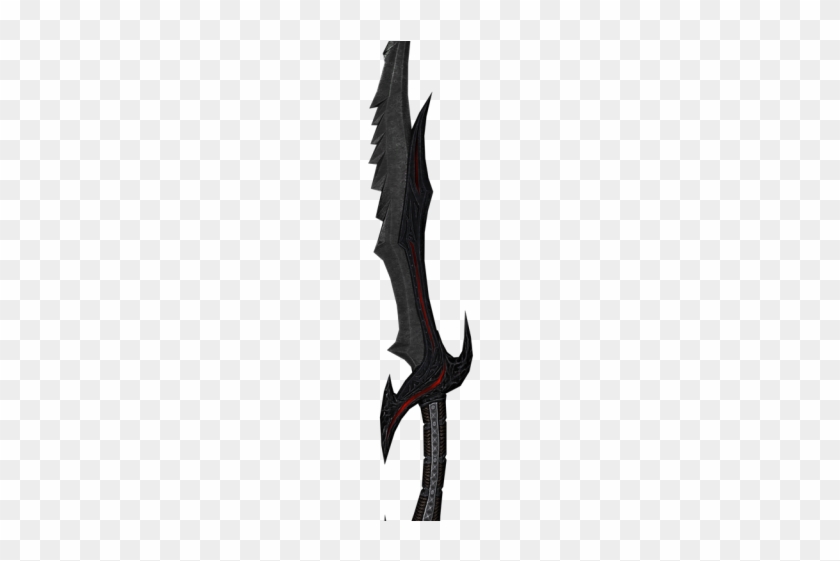 The Elder Scrolls Clipart Daedric - Daedric Sword Drawing #1440972