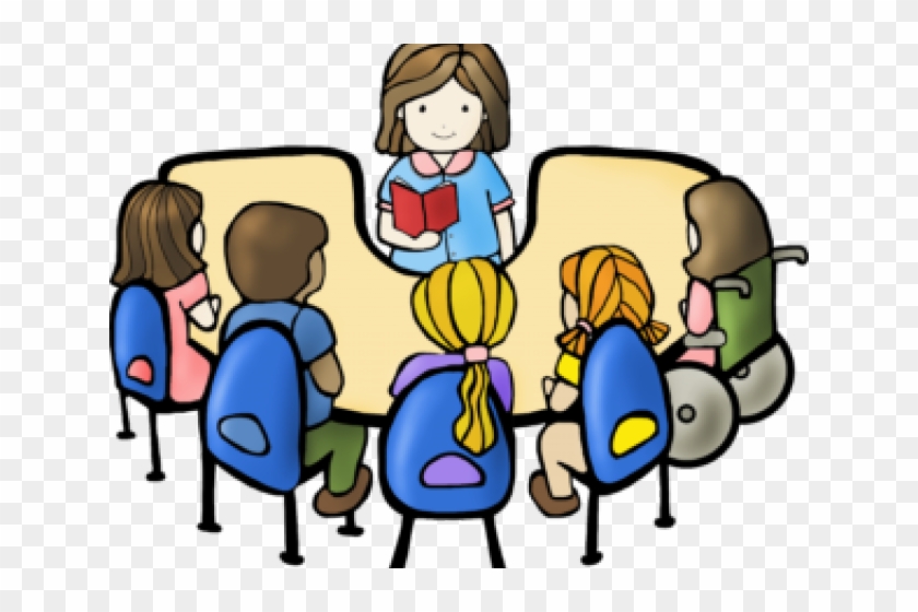 Png Royalty Free Library Group Reading Clipart - Reading Group Clip Art #1441043