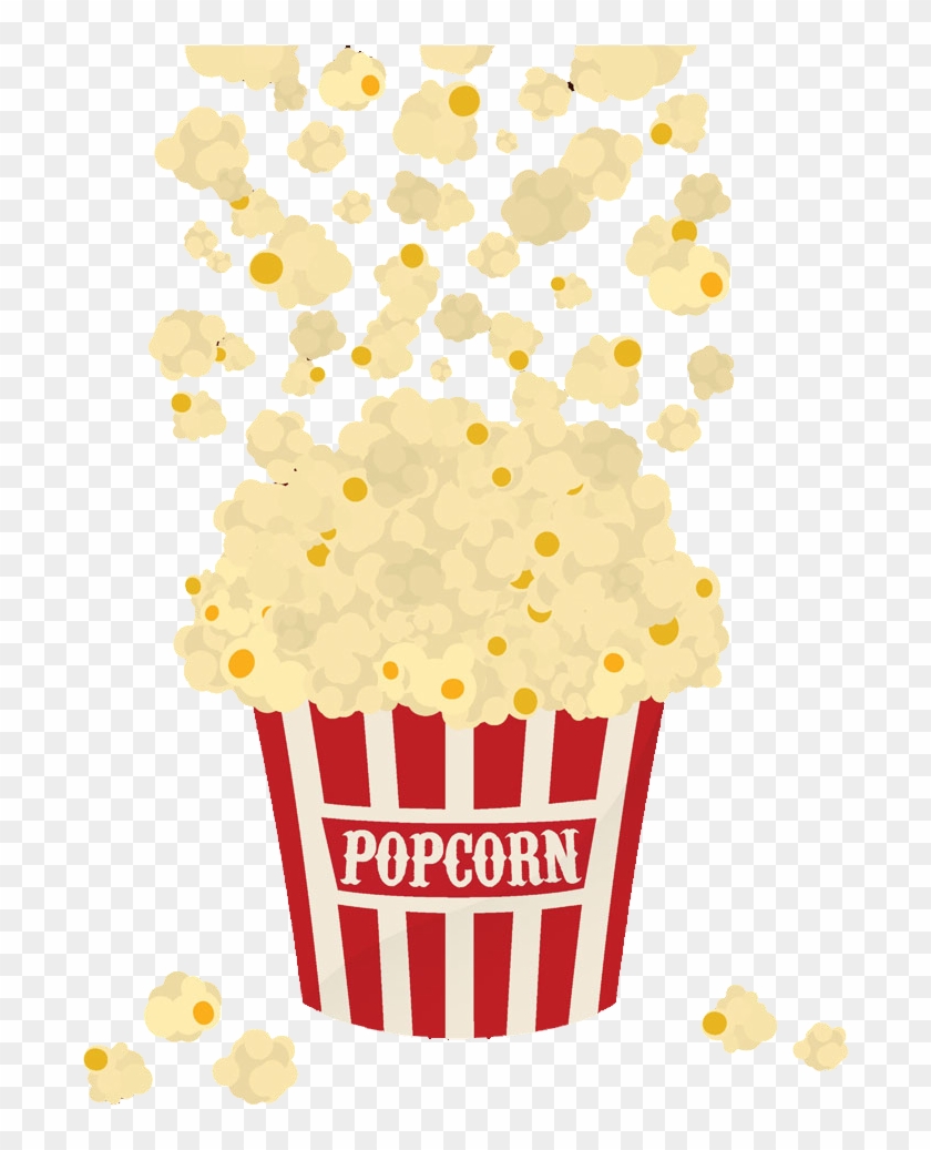 Free Library Popcorn Maker Drawing Royalty - Popcorn Drawing Png #1441050