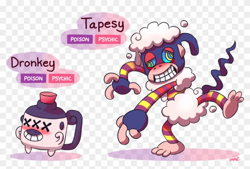 Fakemon Dronkey Tapesy By Master Rainbow On - Fakemon Tapesy #1441077