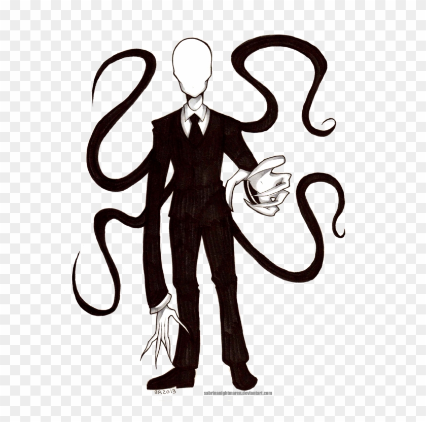 Transparentpastas Slenderman By Sabrinanightmaren - Slenderman Fan Art Png #1441096