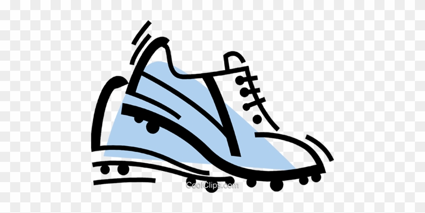 Cleats Royalty Free Vector Clip Art Illustration - Cleats Royalty Free Vector Clip Art Illustration #1441106