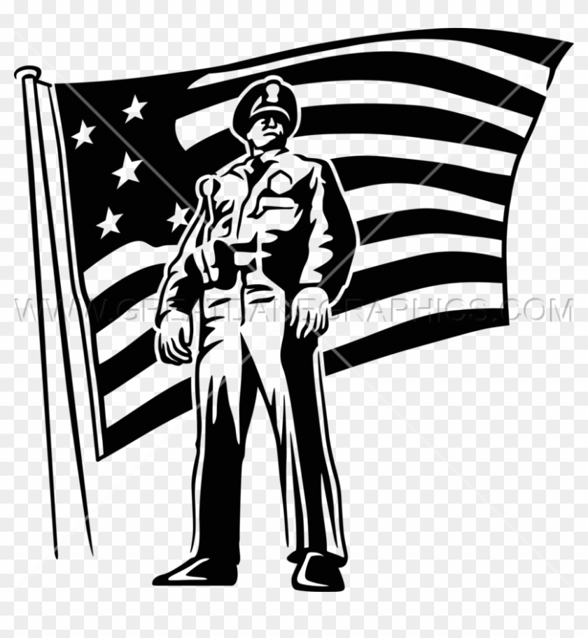 Saluting Police Officers Art Clipart Police Officer - Saluting Police Officers Art #1441165