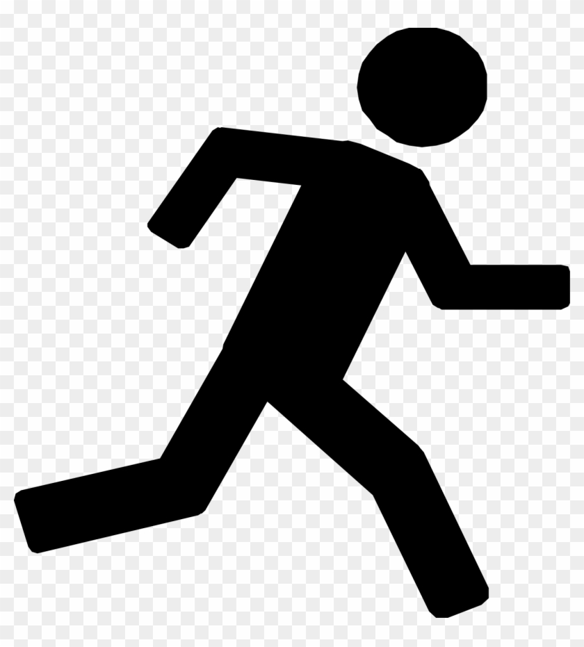 Movement Clipart Running Man - Bigstock #1441588