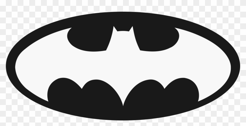 Collection Of Free Batman Vector File - Batman Logo White Png - Free  Transparent PNG Clipart Images Download