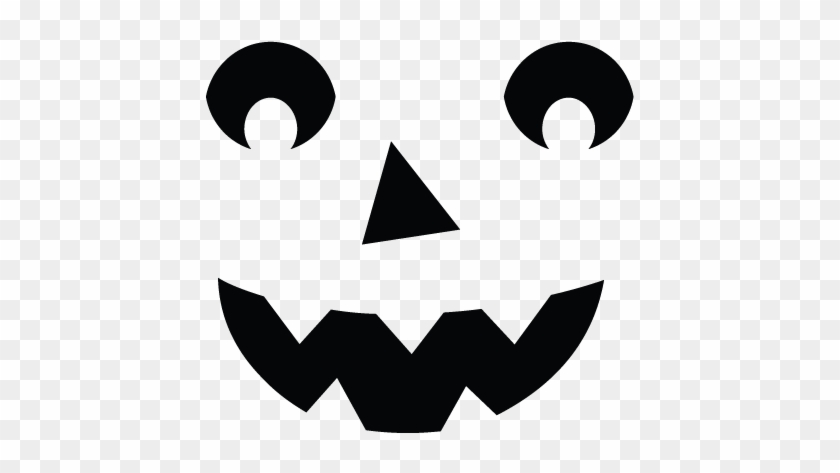 Jack O Lantern Template - Bear Smiling Evil #1441691