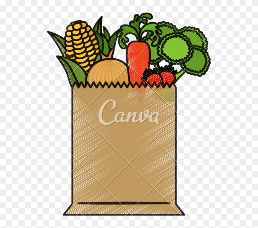 Grocery Bag - Canva #1441753