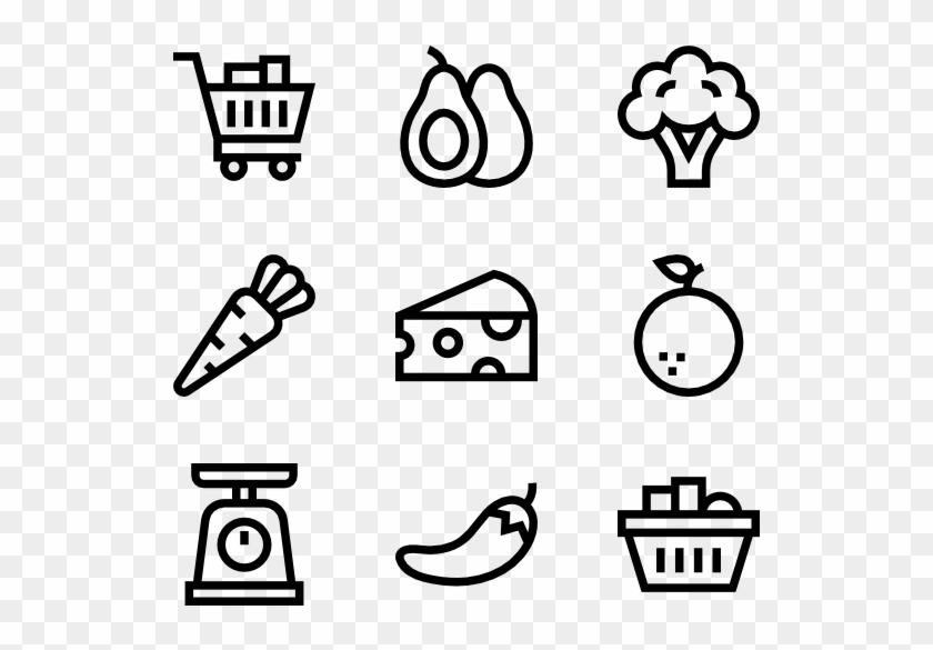 Grocery - Hipster Icon Vector #1441760