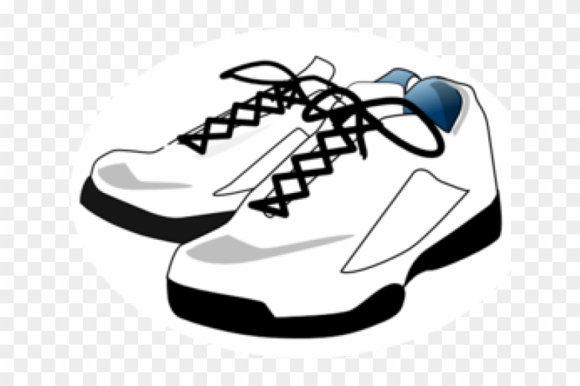 Track Shoe Clipart Free Download Clip Art - Tennis Shoes Clipart Png #1441806