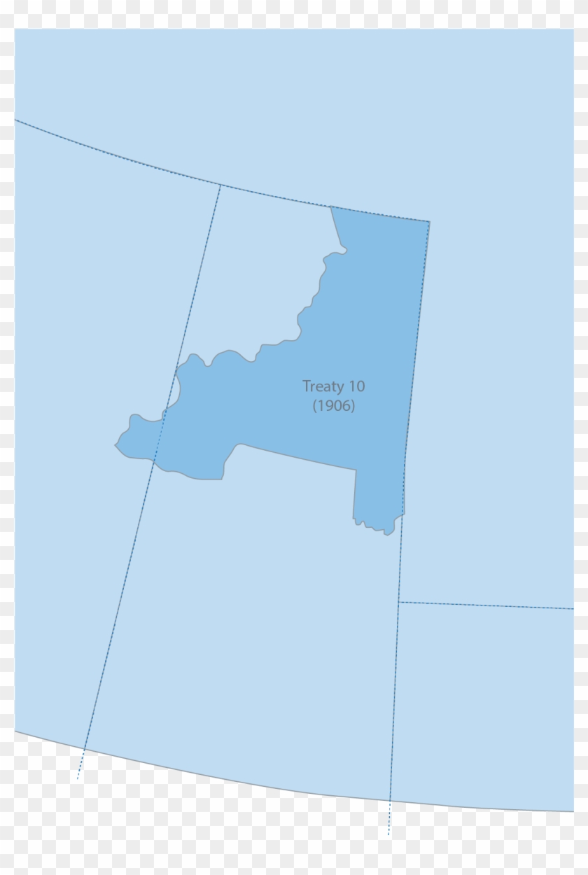 Close Up Of Treaty 10 Territory In - Illustration #1441810