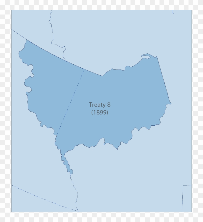 Close Up Of Treaty 8 In - Map #1441832