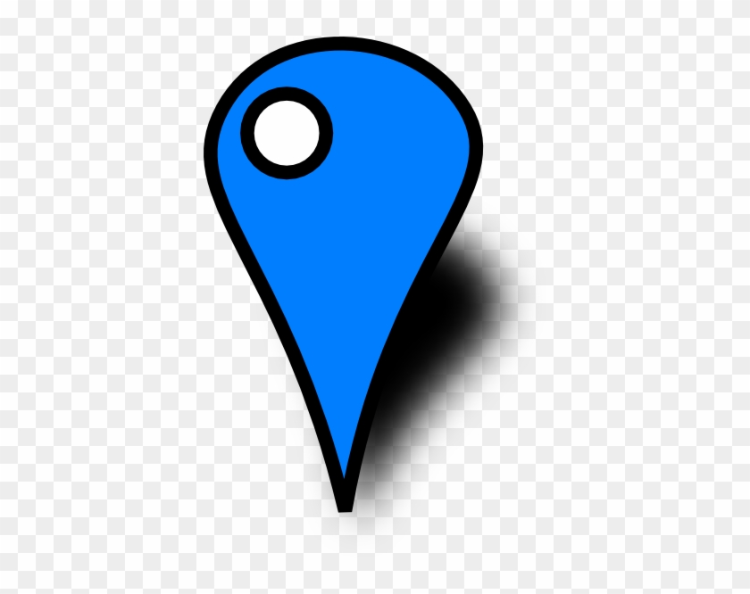 Map Pin With White Dot - Map Pin With White Dot #1441859