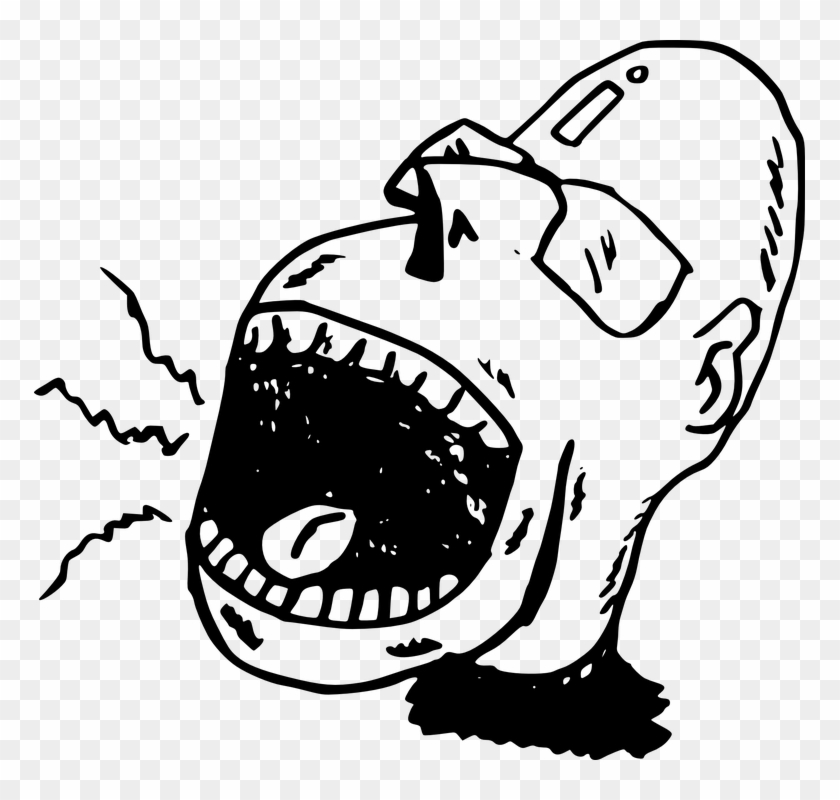Png Free Transparent Images Pluspng Screaming Shouting - Scream Png #1441933