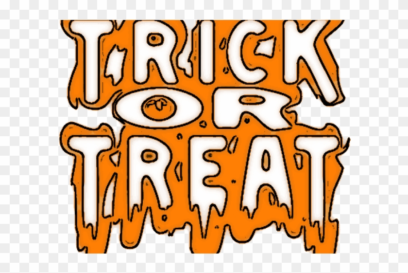 Trick Or Treat Clipart Halloween - Trick Or Treat Transparent #1442141