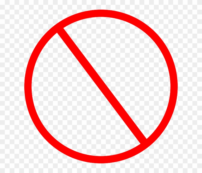Prohibited Items Icon #1442235