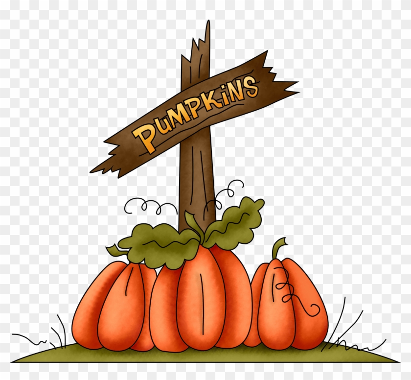 Wfmw ~ Pumpkin Pie Pudding - Pumpkins And Scarecrows Clip Art #1442425