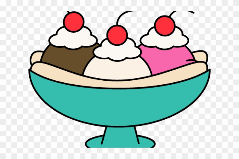 Jelly Clipart Dessert - Ice Cream Sundae Clipart #1442429