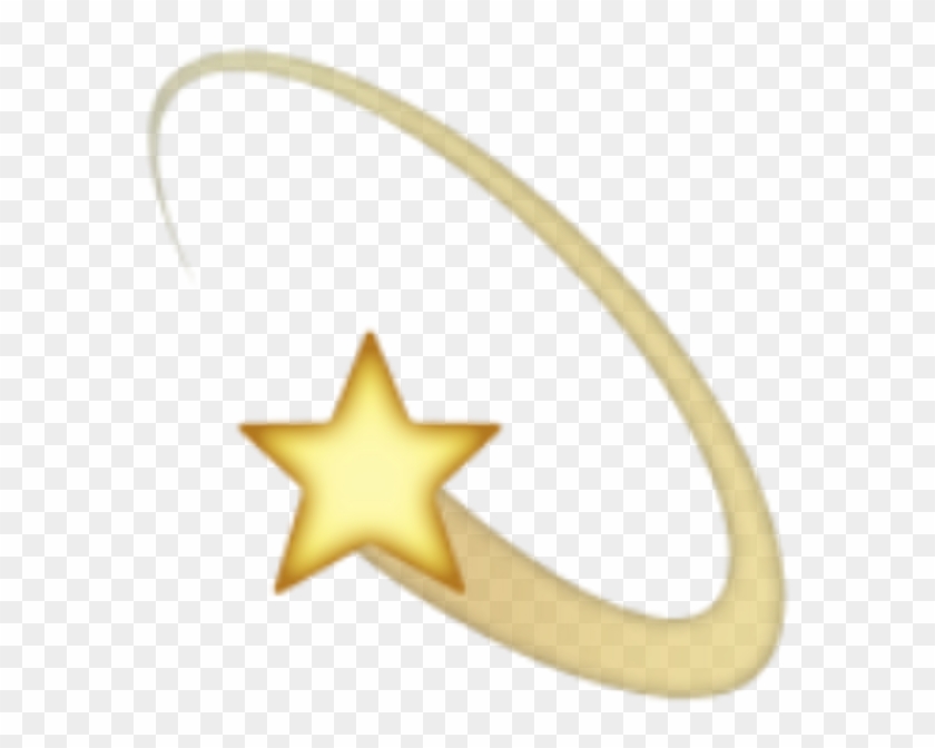 Emoji Star Glitter Filter Cute Aesthetic Stickers Trans - Shooting Star Emoji Png #1442511