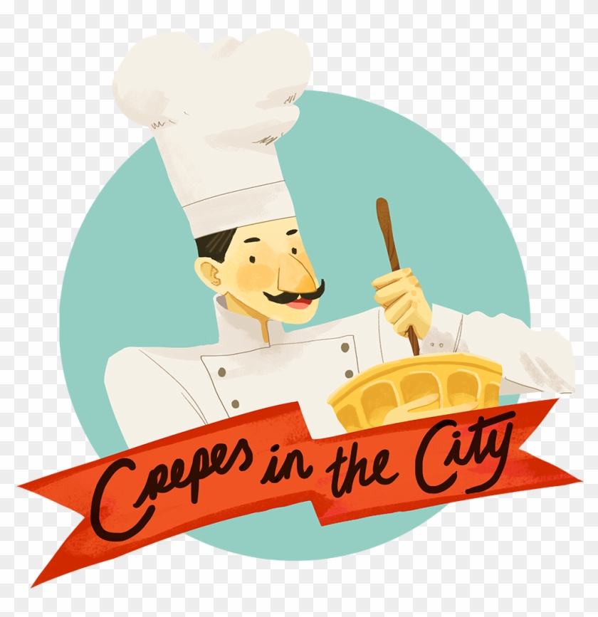 Crepe Drawing Cartoon - Crepes In The City #1442570