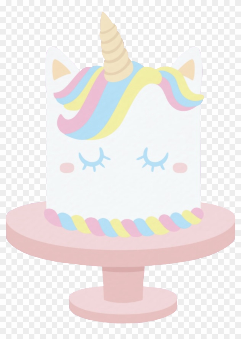 Clipart Unicorn Birthday Cake - Fish #1442607