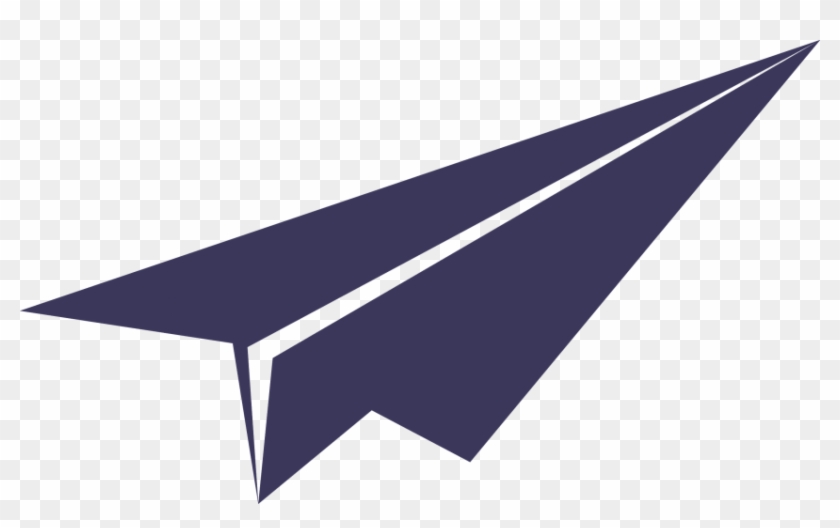 Blue Paper Plane Png - Portable Network Graphics #1442618