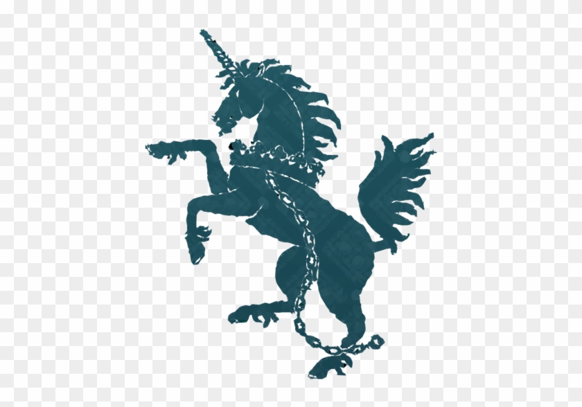 Rampant Unicorn Heraldic Clipart Stock Photography - Rampant Unicorn Heraldic #1442621