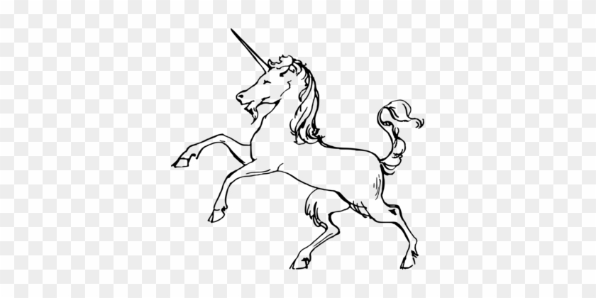 Unicorn Drawing Coloring Book Pusheen Mane - Unicorn Outline #1442625