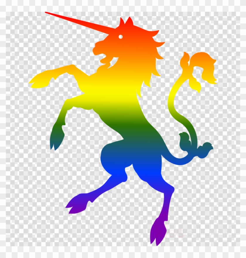 Unicorn Lgbt Clipart Unicorn Clip Art - Gay Pride Unicorn #1442631