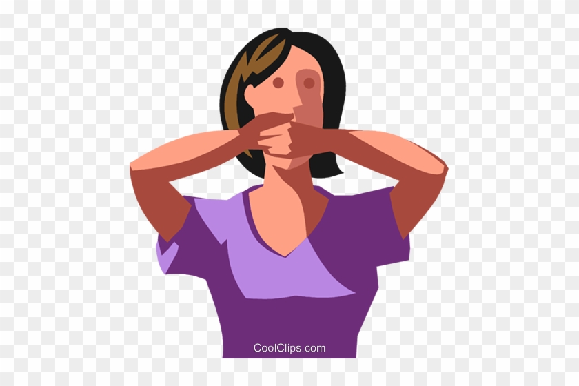 Covering Nose Png - Covering Mouth Clipart Png #1442659