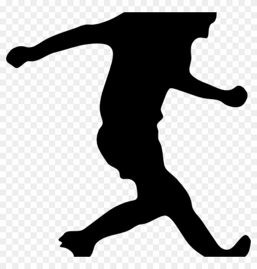 Soccer Player Images Clip Art Soccer Player Silhouette - Soccer Player Silhouette #1442802