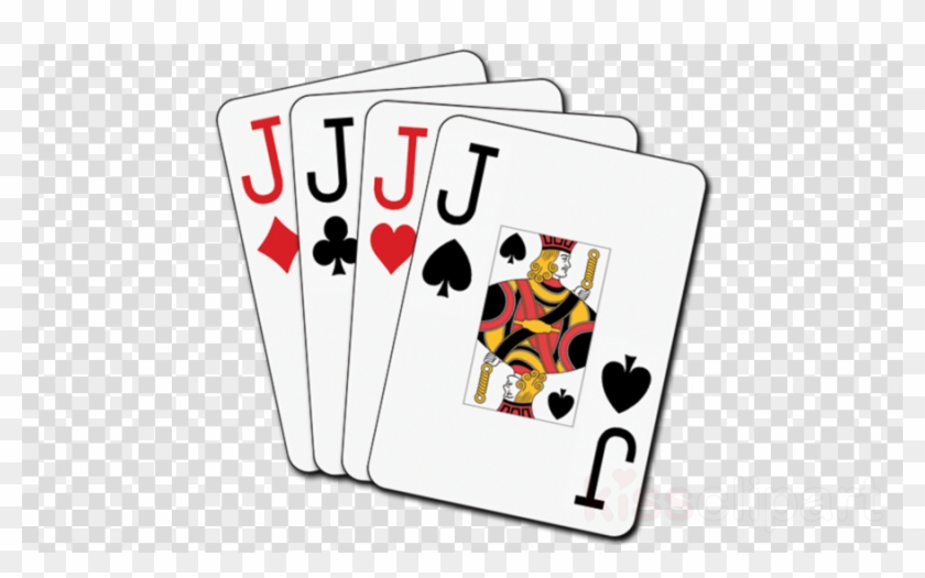 Jacks Euchre Playin Cards Trannsparent Clipart Euchre - Gold Heart Transparent Background #1442875