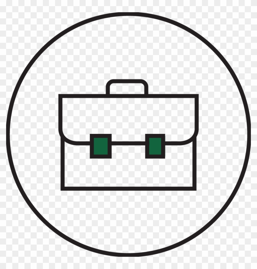 Enterprise Sector - Minimalist Briefcase Icon #1443015