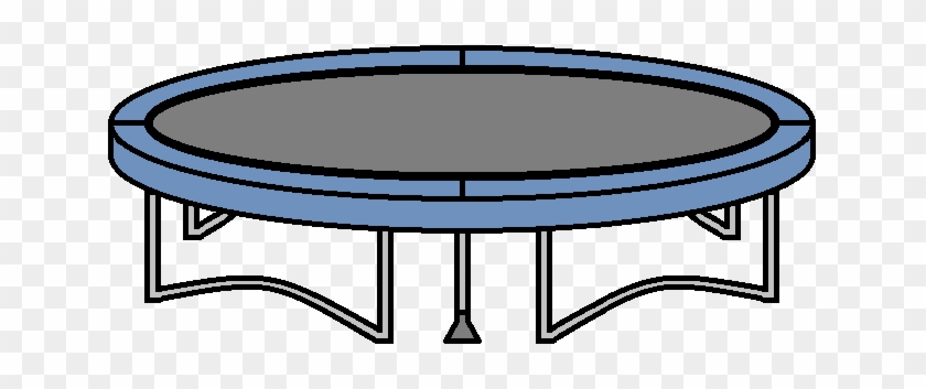 Clip Black And White Trampoline Clipart - Cartoon Trampoline Transparent Background #1443110