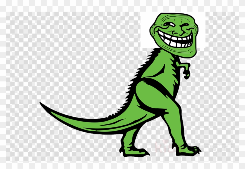 Troll Face Dinosaur Clipart Internet Troll Clip Art - Maxpedition Troll Face (arid) Morale Patch #1443136