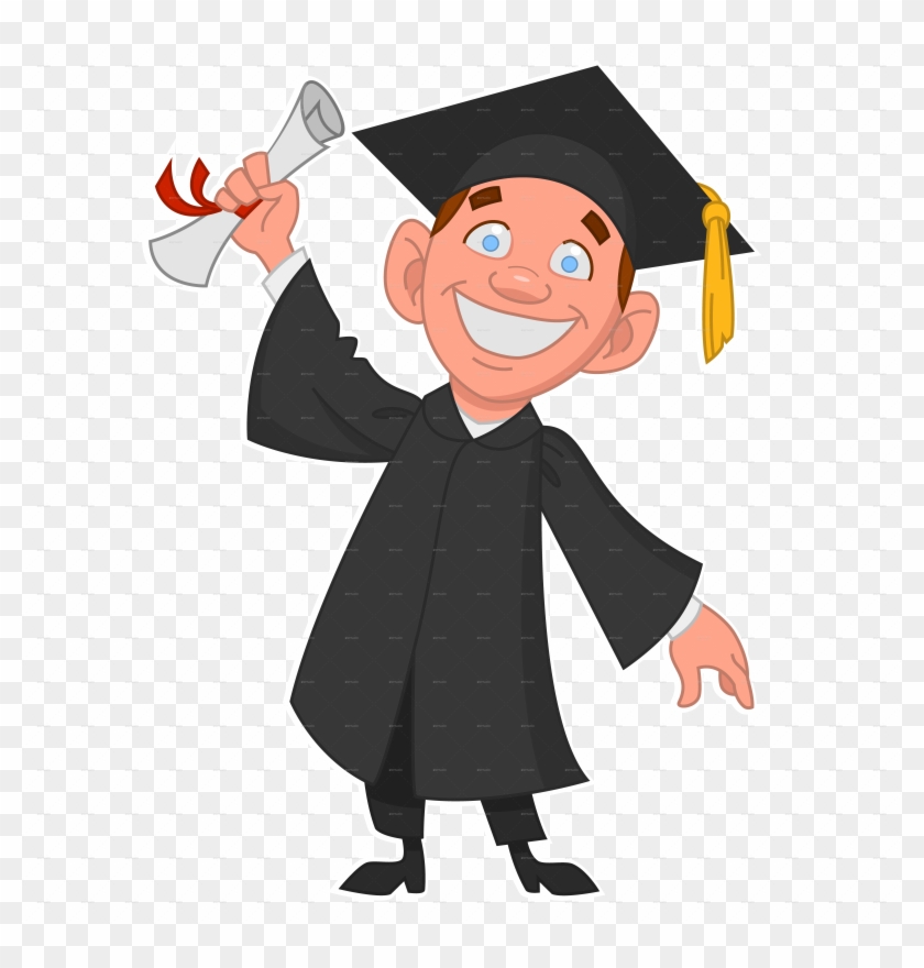 Graphic Free Stock College Graduation Hubpicture Pin - University Student Clipart #1443270