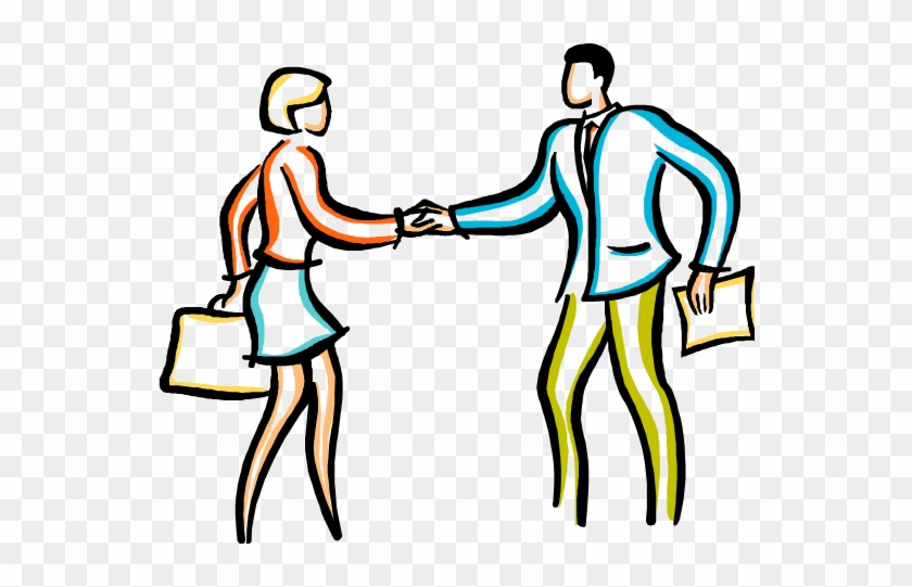 Clip Black And White Stock Hands Shaking Cliparts Zone - Two People Shaking Hands Clip Art #1443276