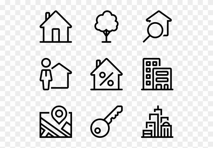 House Icons Free Real - Hand Drawn Icon Png #1443301