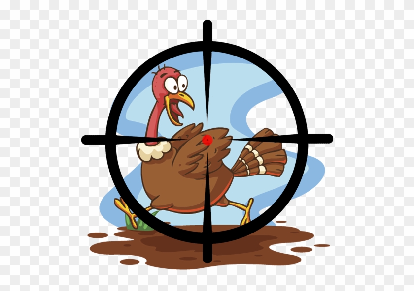 Sniper Clipart Turkey Hunting - Dibujo De Pavo Corriendo #1443350
