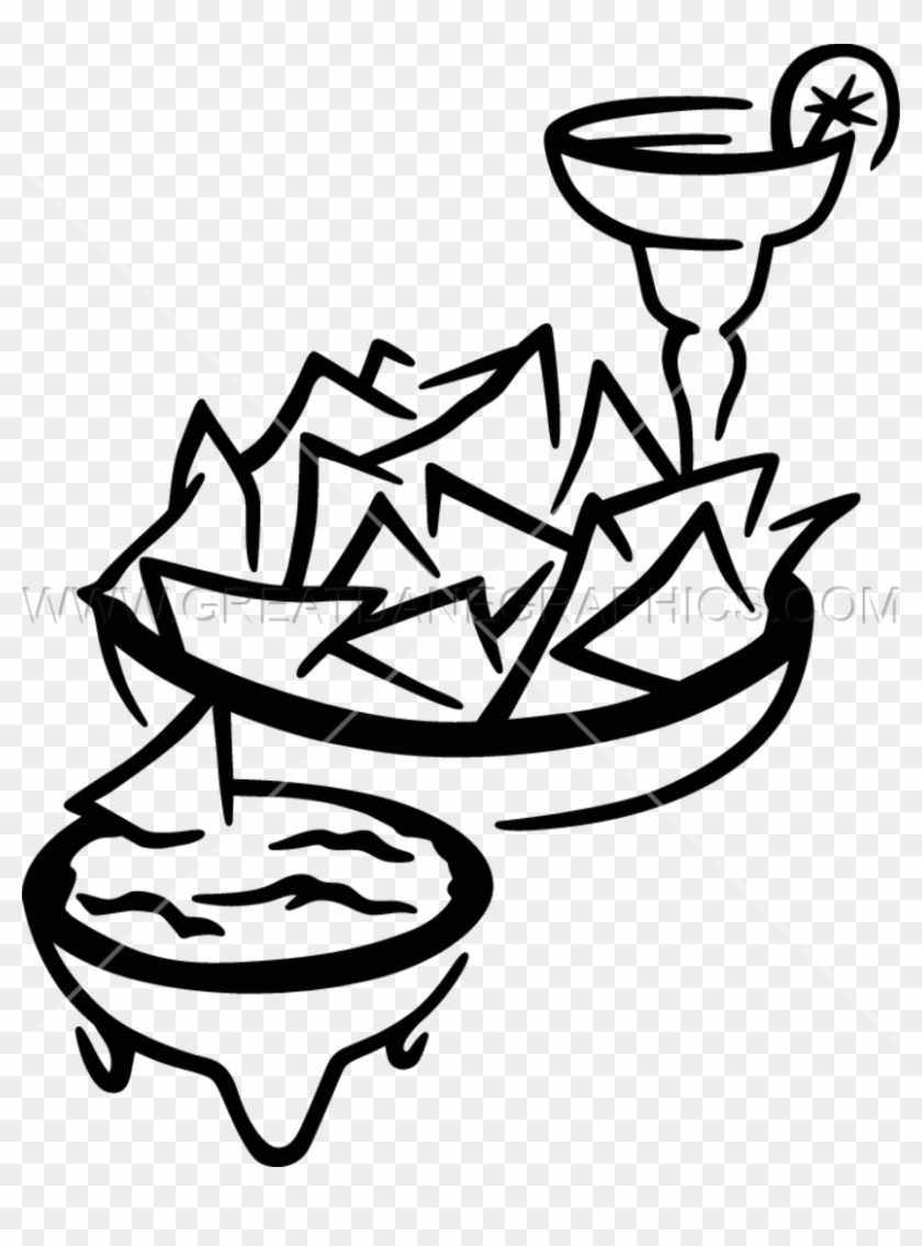 Chips Salsa Png Free Huge Freebie - Chips And Salsa Easy To Draw #1443407