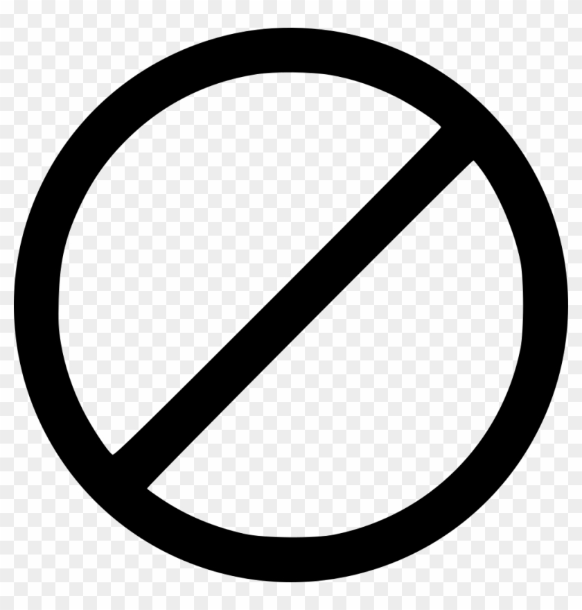 No Entry Sign Svg Png Icon Free Download 566996 Construction - No Symbol Black Transparent #1443410