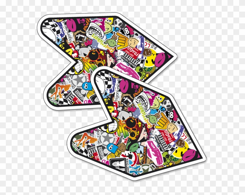 Punter Stickers Coolstickerz - Sticker Bomb Bomb Png #1443451