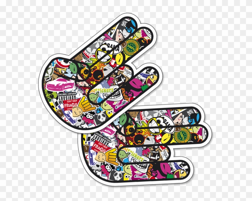 Shocker Hand Stickers Coolstickerz - Hand Sticker Bomb #1443496