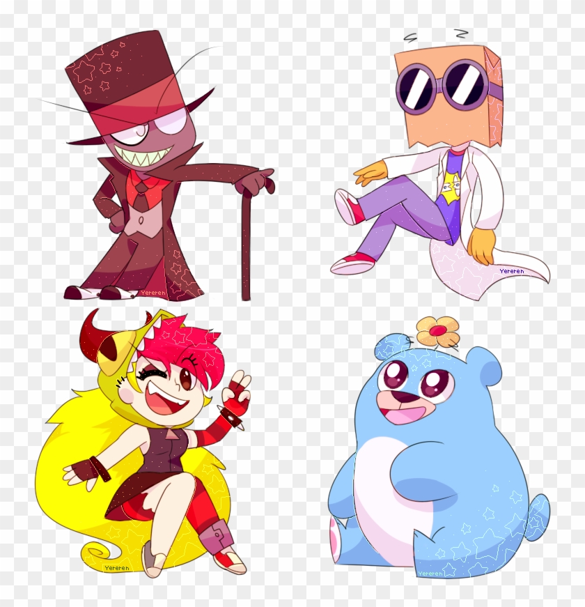 Villainous Chibi Set By Yereren - Villainous Black Hat Chibi #1443540