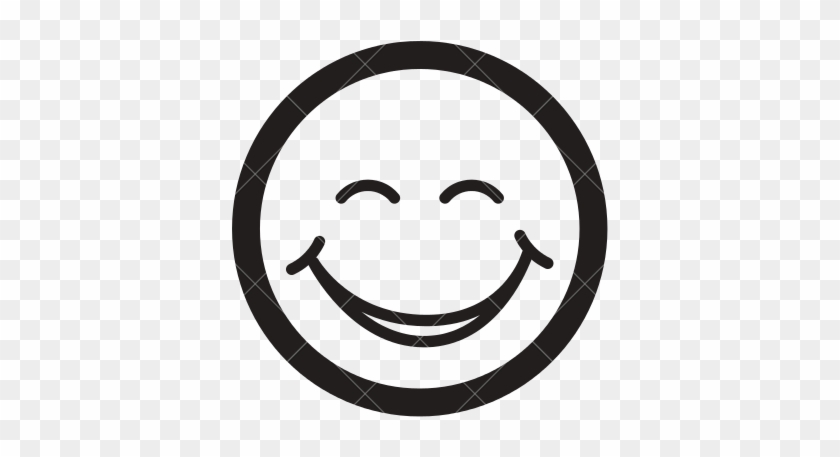 Happy Emoticon Outline - Simply Be Logo #1443665