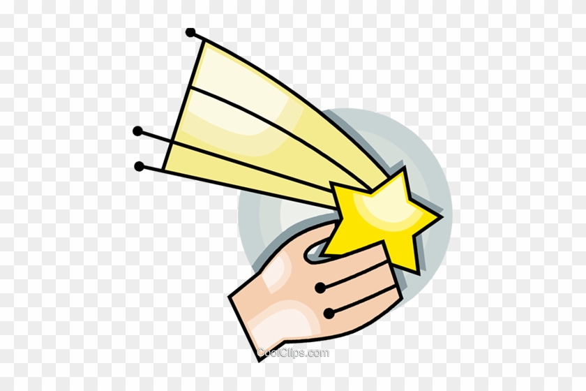 Catch A Shooting Star Royalty Free Vector Clip Art - Clip Art #1443697