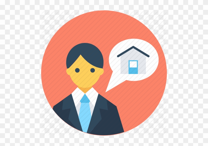 By Vectors Market Agent Property Realtor Renter - Real Estate Agent Icon #1443826